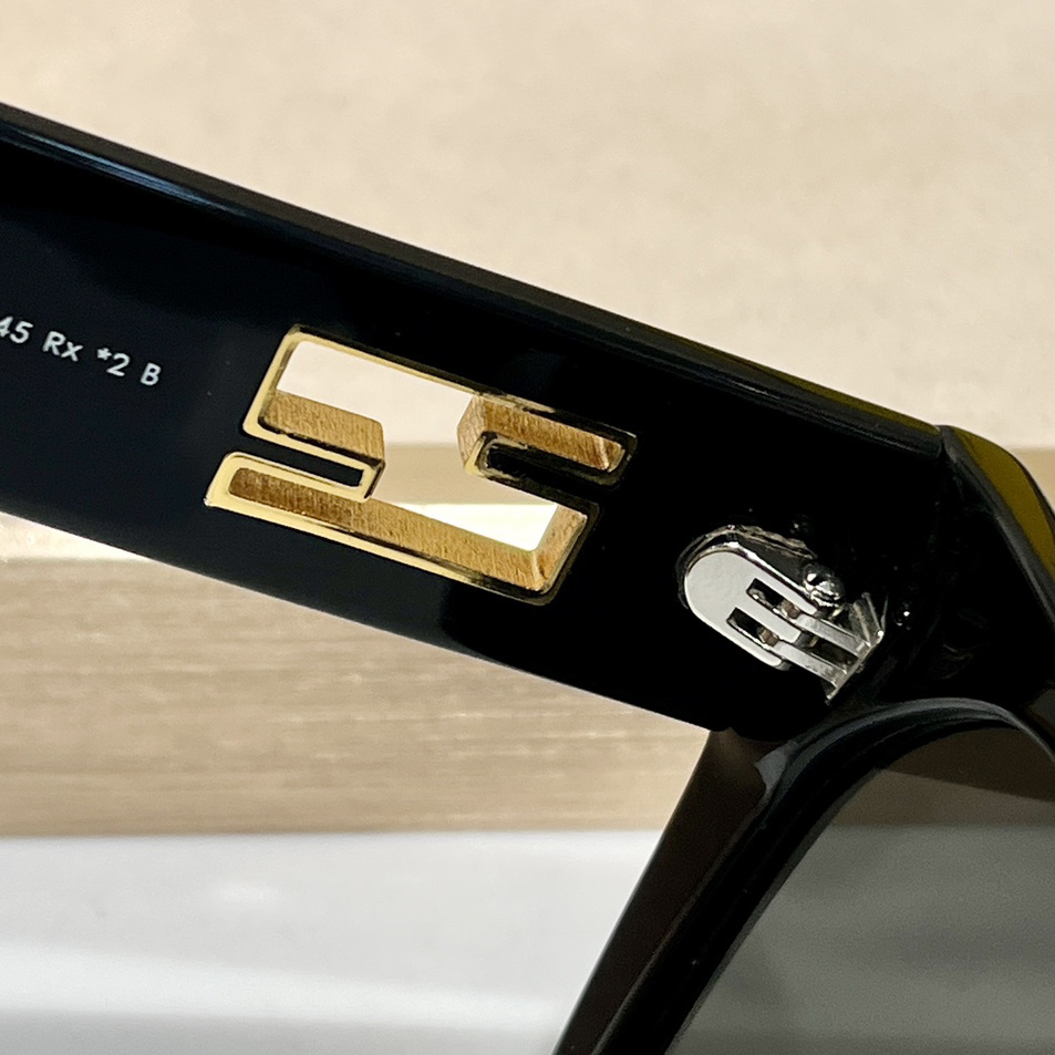 Fendi Baguette Black Acetate Sunglasses - 