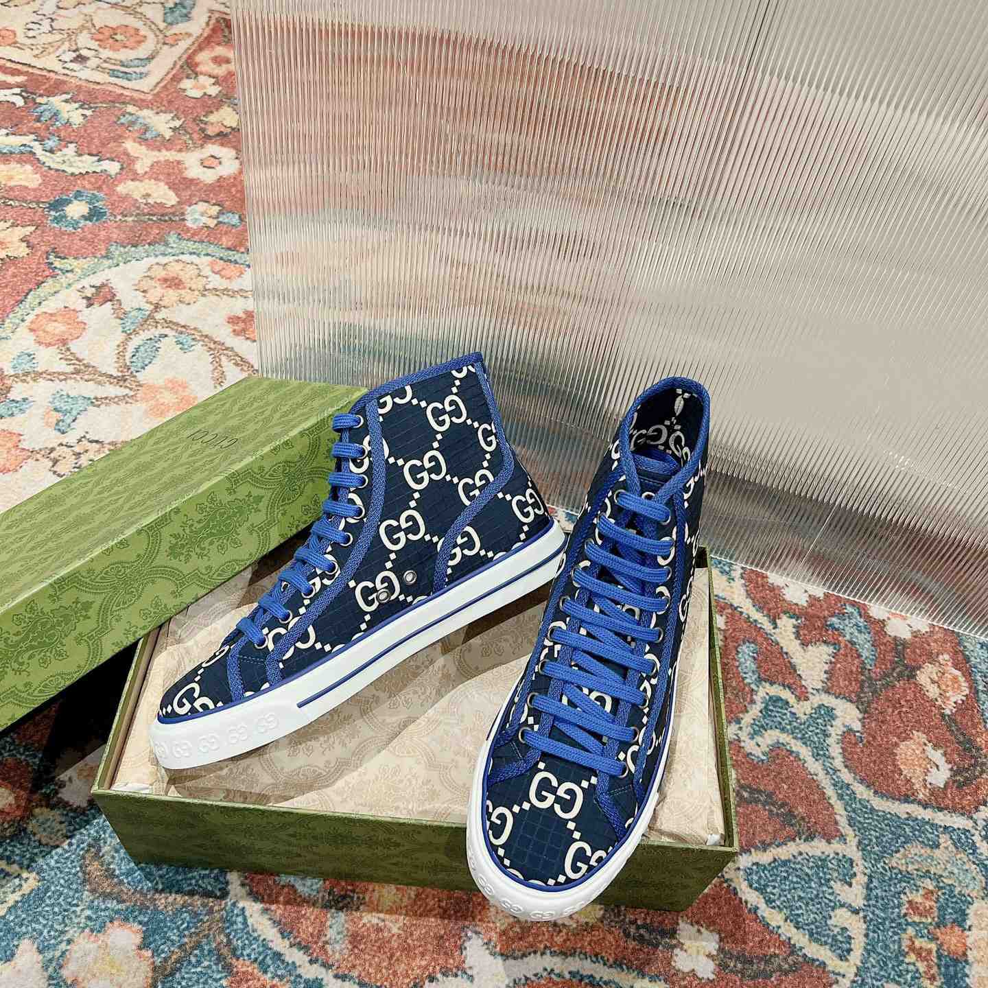 Gucci Tennis 1977 High-top Sneaker(upon uk size) - 