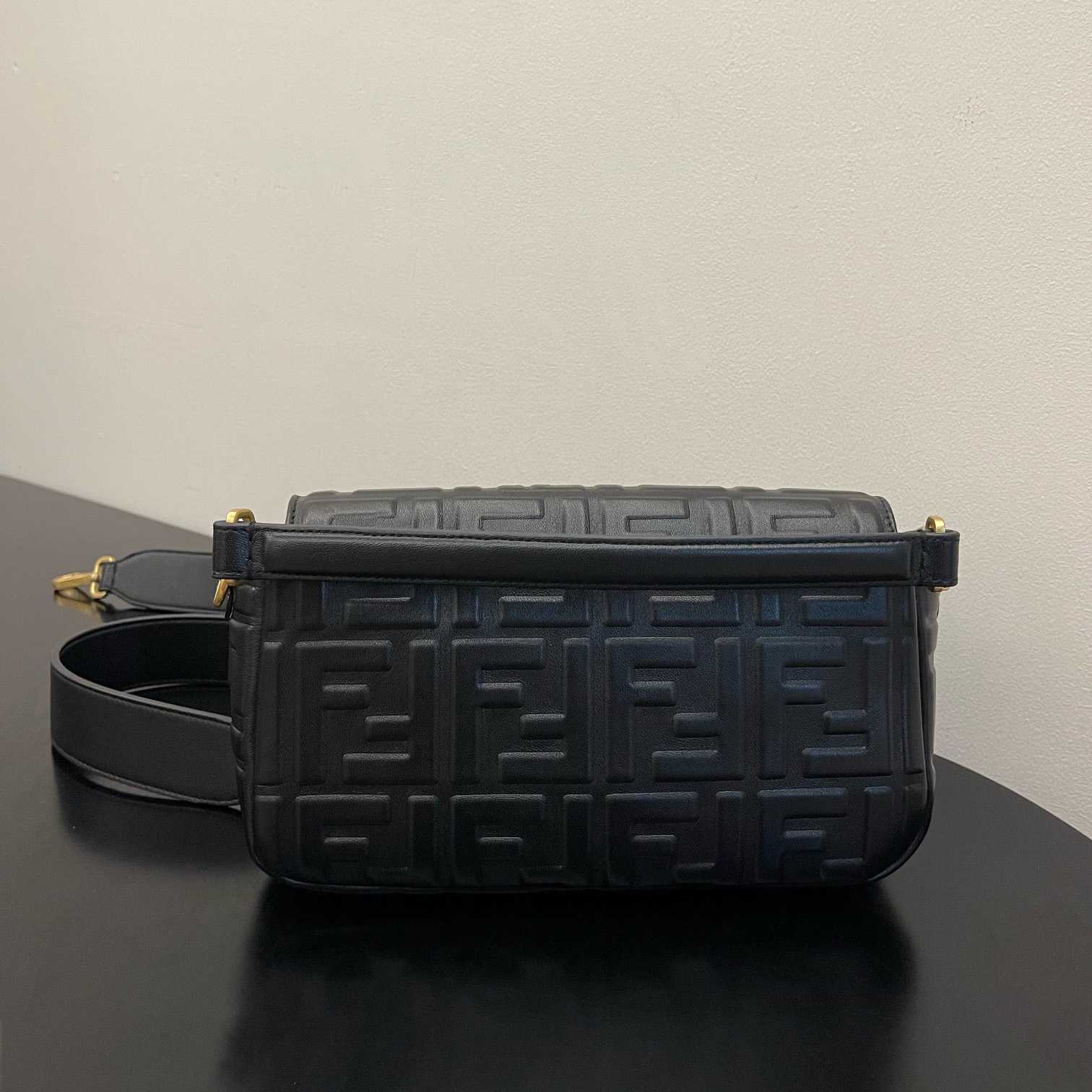 Fendi Baguette Black Leather Bag - 