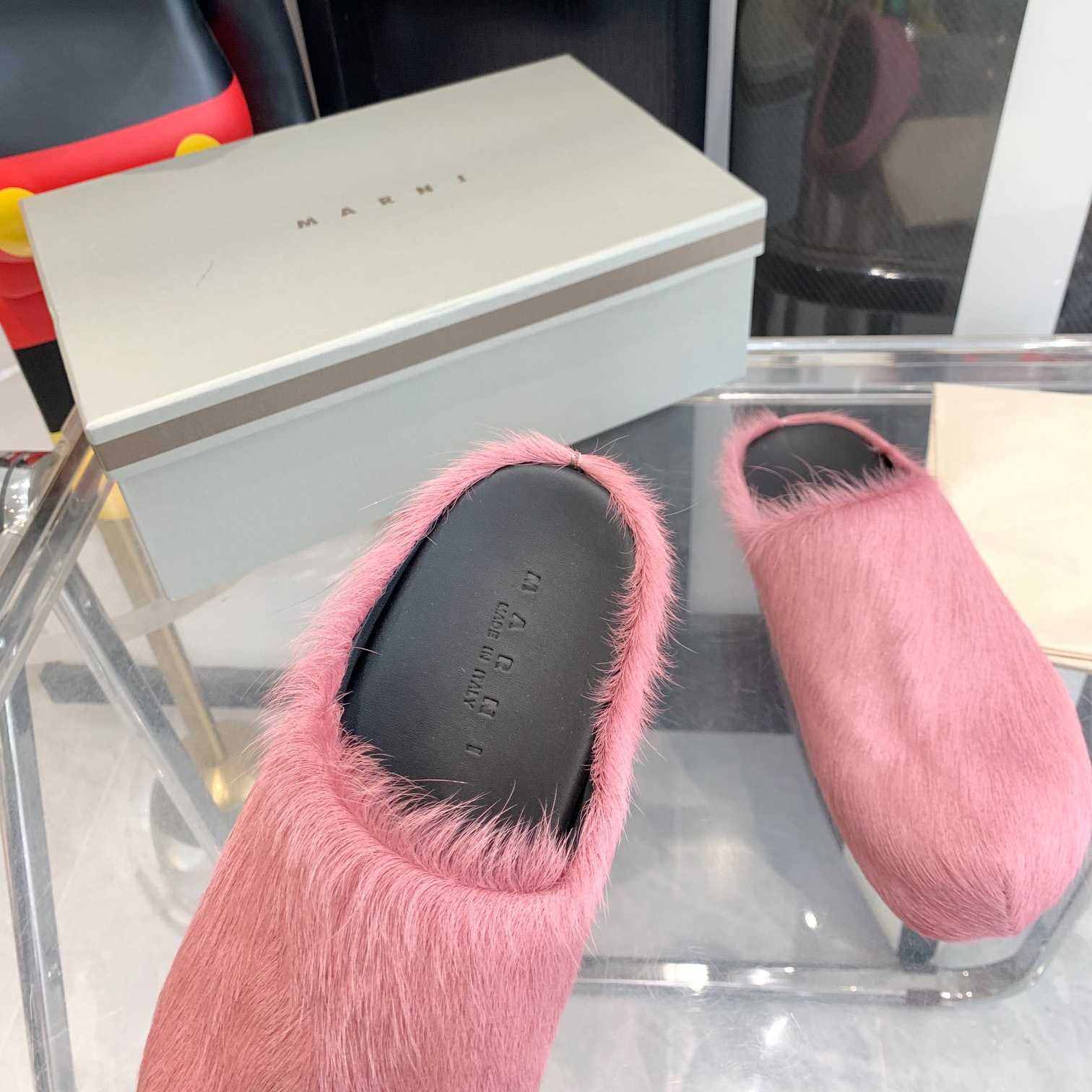Marni Fussbett Slip-On Flat Mules - 