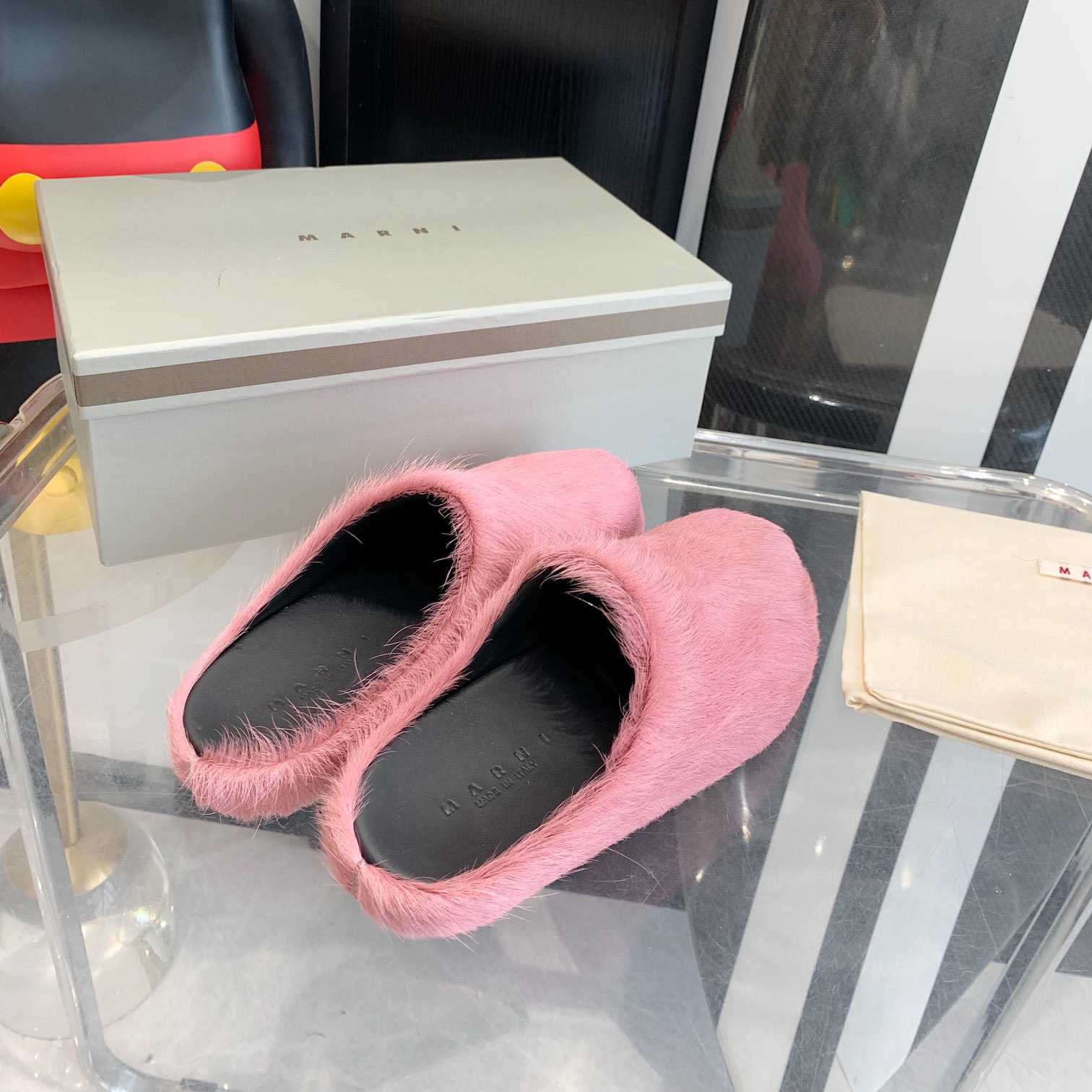 Marni Fussbett Slip-On Flat Mules - 