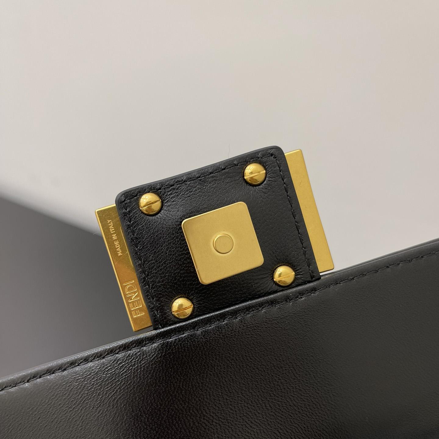 Fendi Baguette Black Leather Bag - 