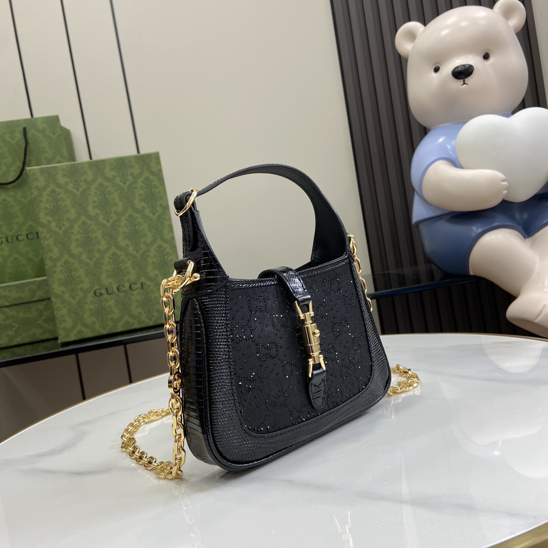Gucci Jackie 1961 GG Crystal Mini Bag - 