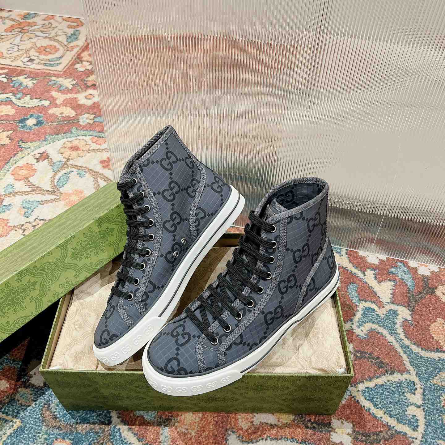 Gucci Tennis 1977 High-top Sneaker(upon uk size) - 