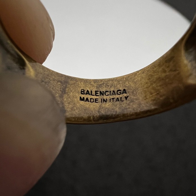 Balenciaga Icon Signet Ring  - 