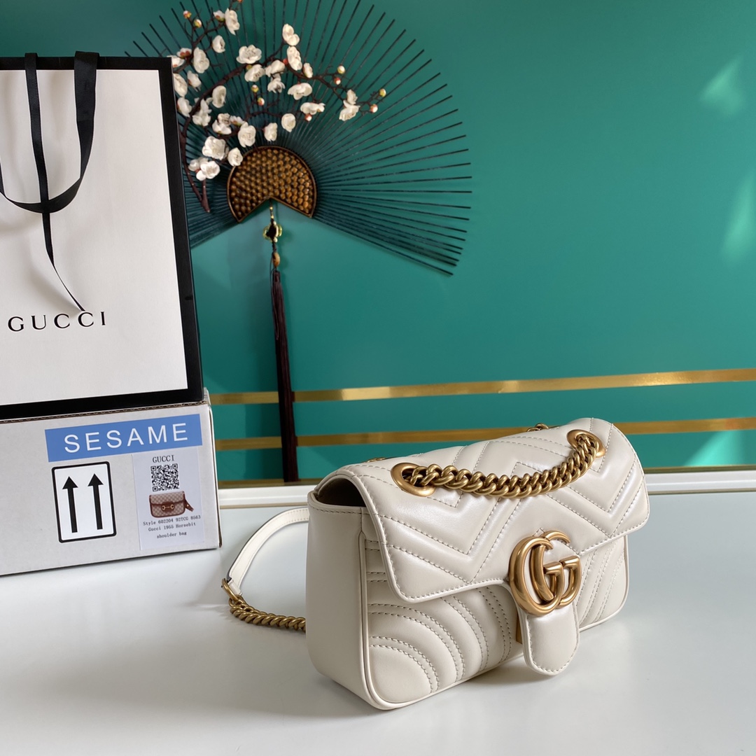 Gucci GG Marmont Matelassé Mini Bag - 
