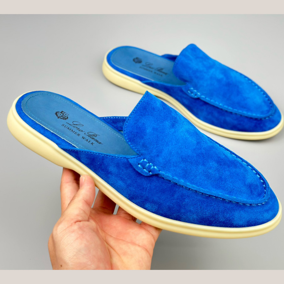 Loro Piana Babouche Walk Loafers - 