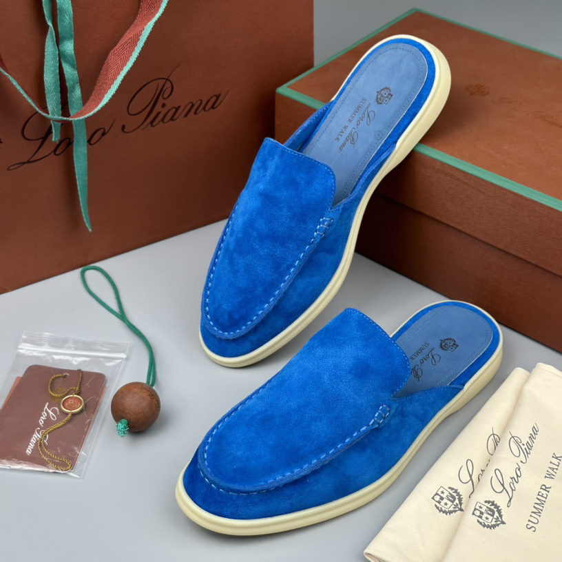 Loro Piana Babouche Walk Loafers - 