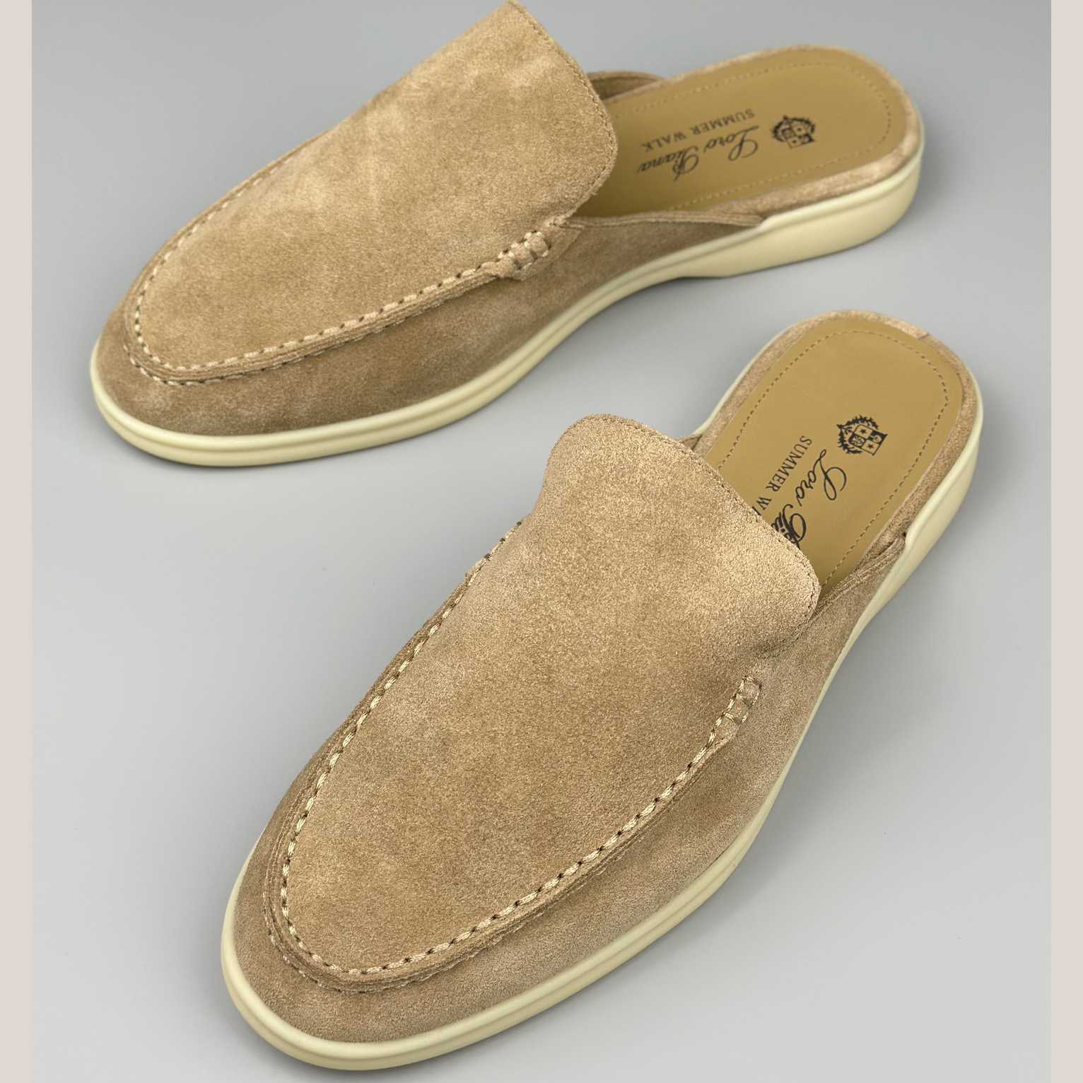 Loro Piana Babouche Walk Loafers - 