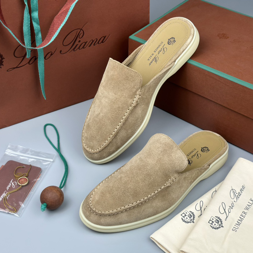 Loro Piana Babouche Walk Loafers - 