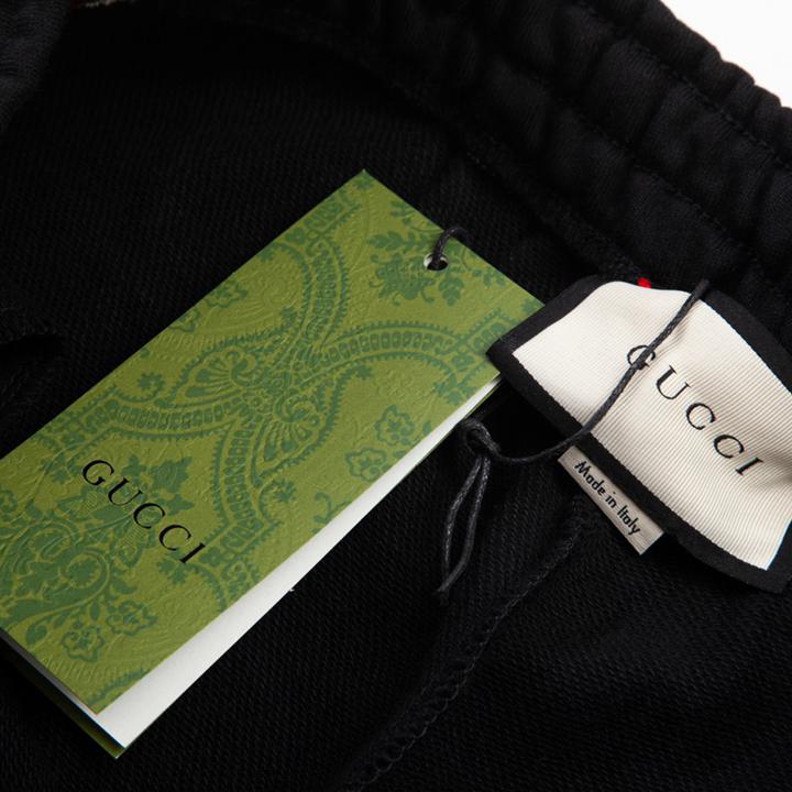 Gucci Cotton Shorts With Web - 