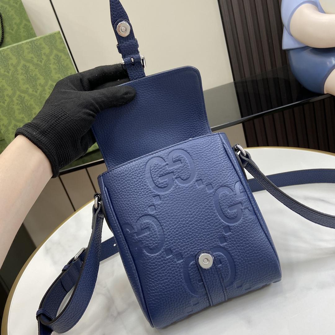 Gucci Jumbo GG Small Messenger Bag   - 