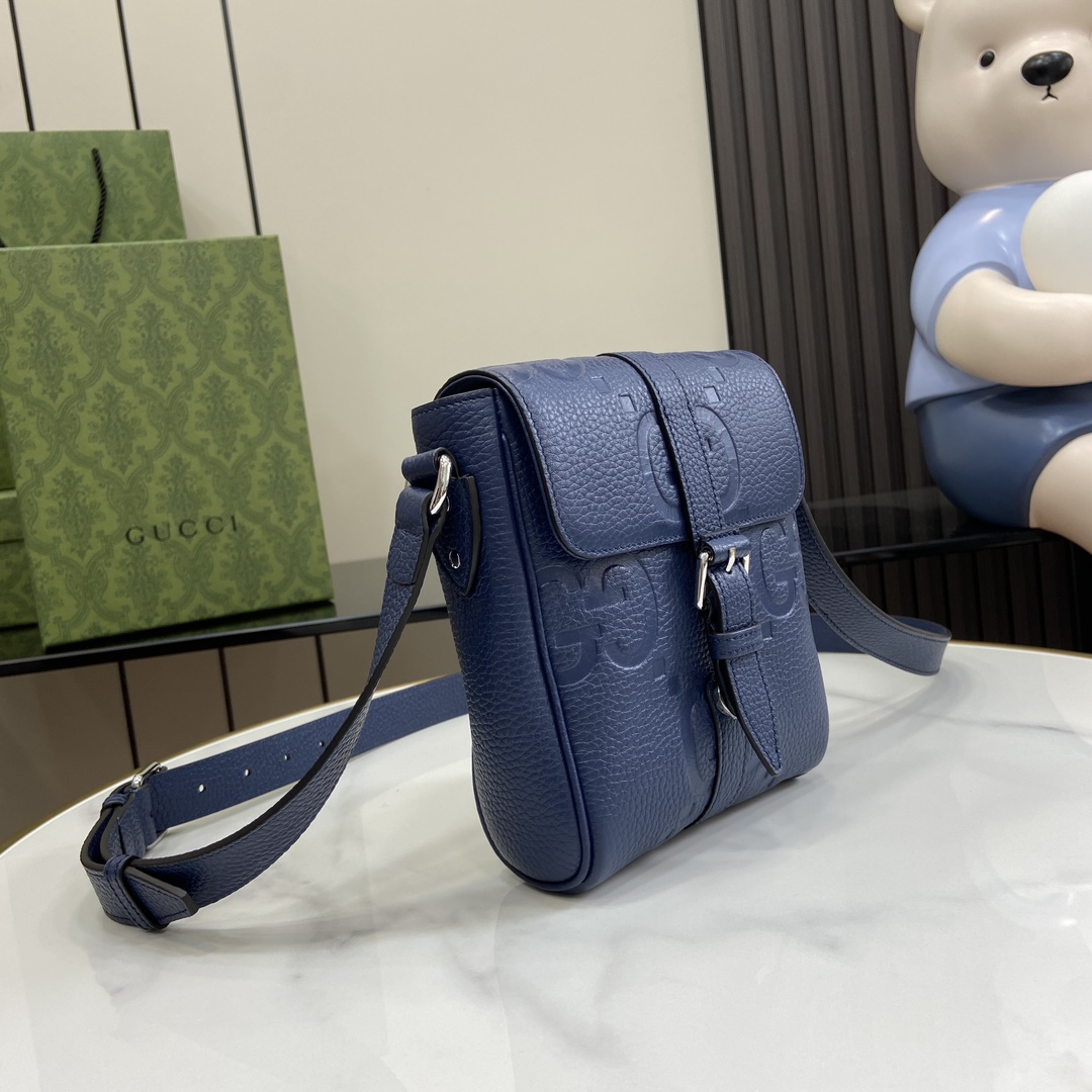 Gucci Jumbo GG Small Messenger Bag   - 