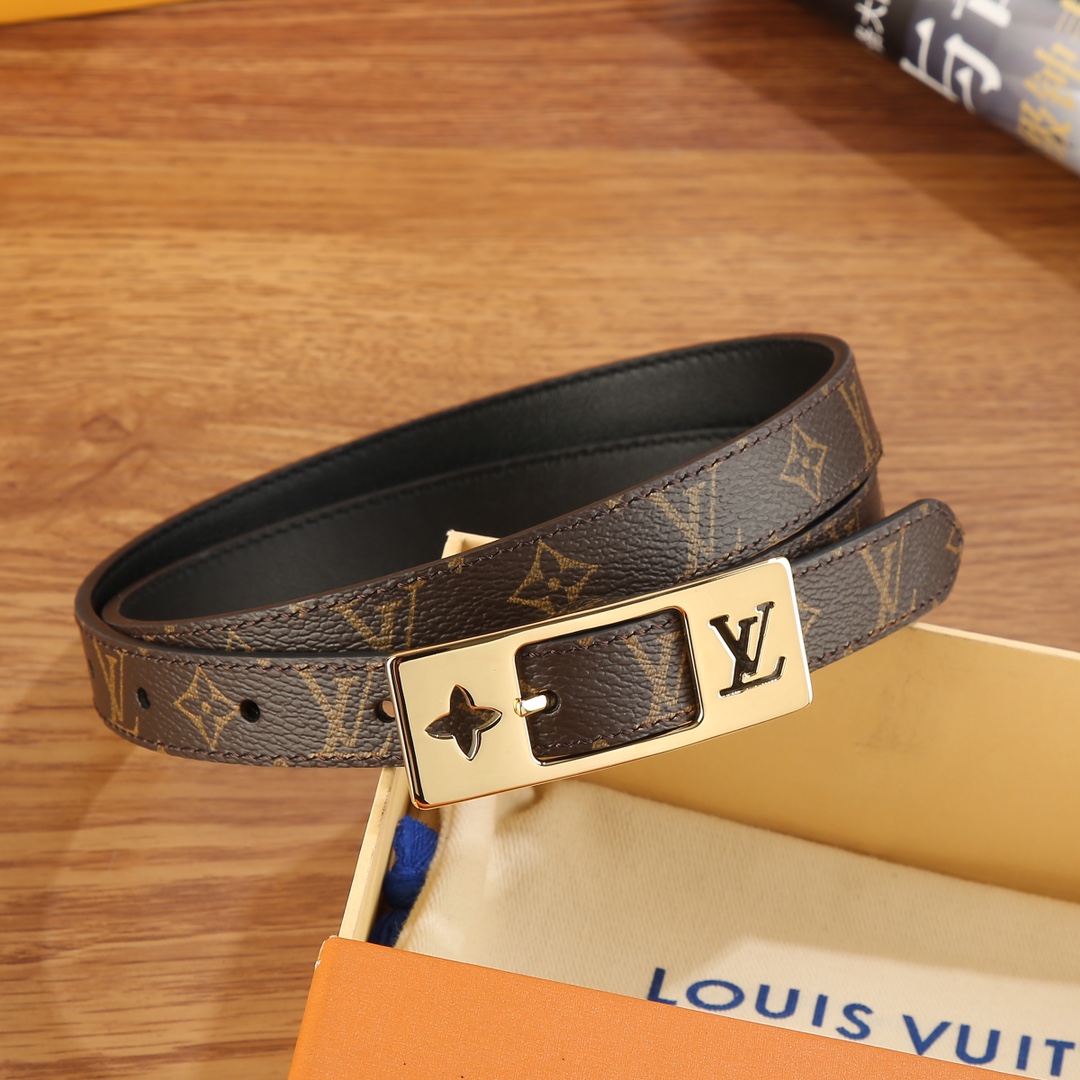 Louis Vuitton LV Duo 18MM Reversible Belt    M8296W - 