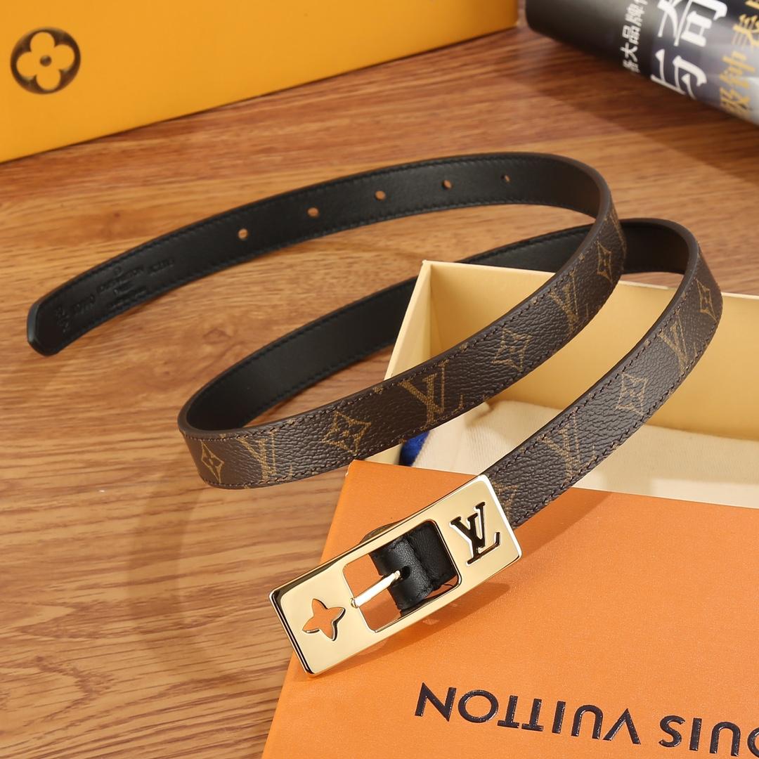 Louis Vuitton LV Duo 18MM Reversible Belt    M8296W - 