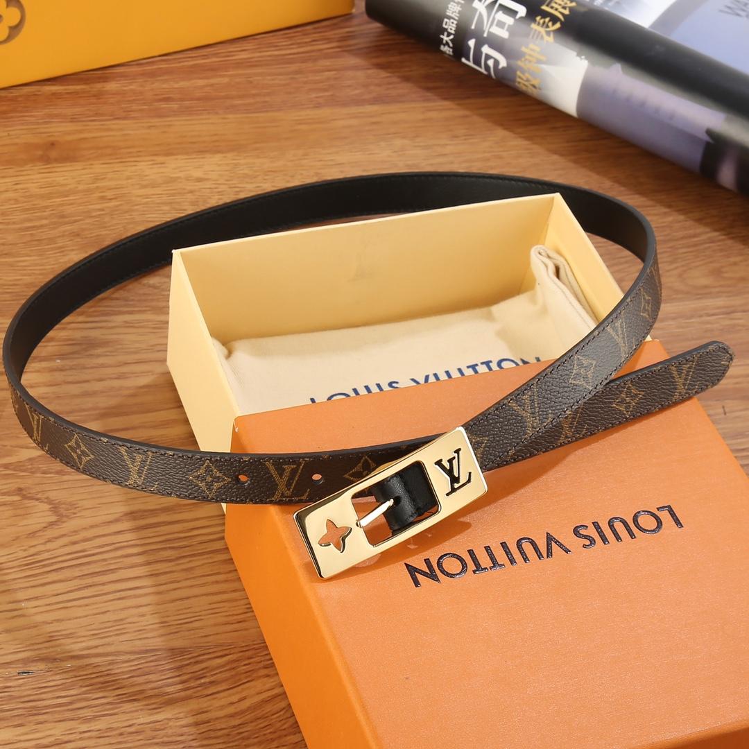 Louis Vuitton LV Duo 18MM Reversible Belt    M8296W - 