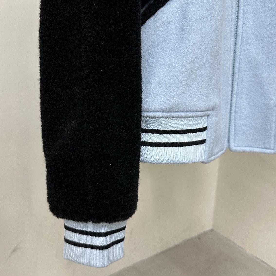 Louis Vuitton Shearling Wool Varsity Blouson    1AFAJE - 