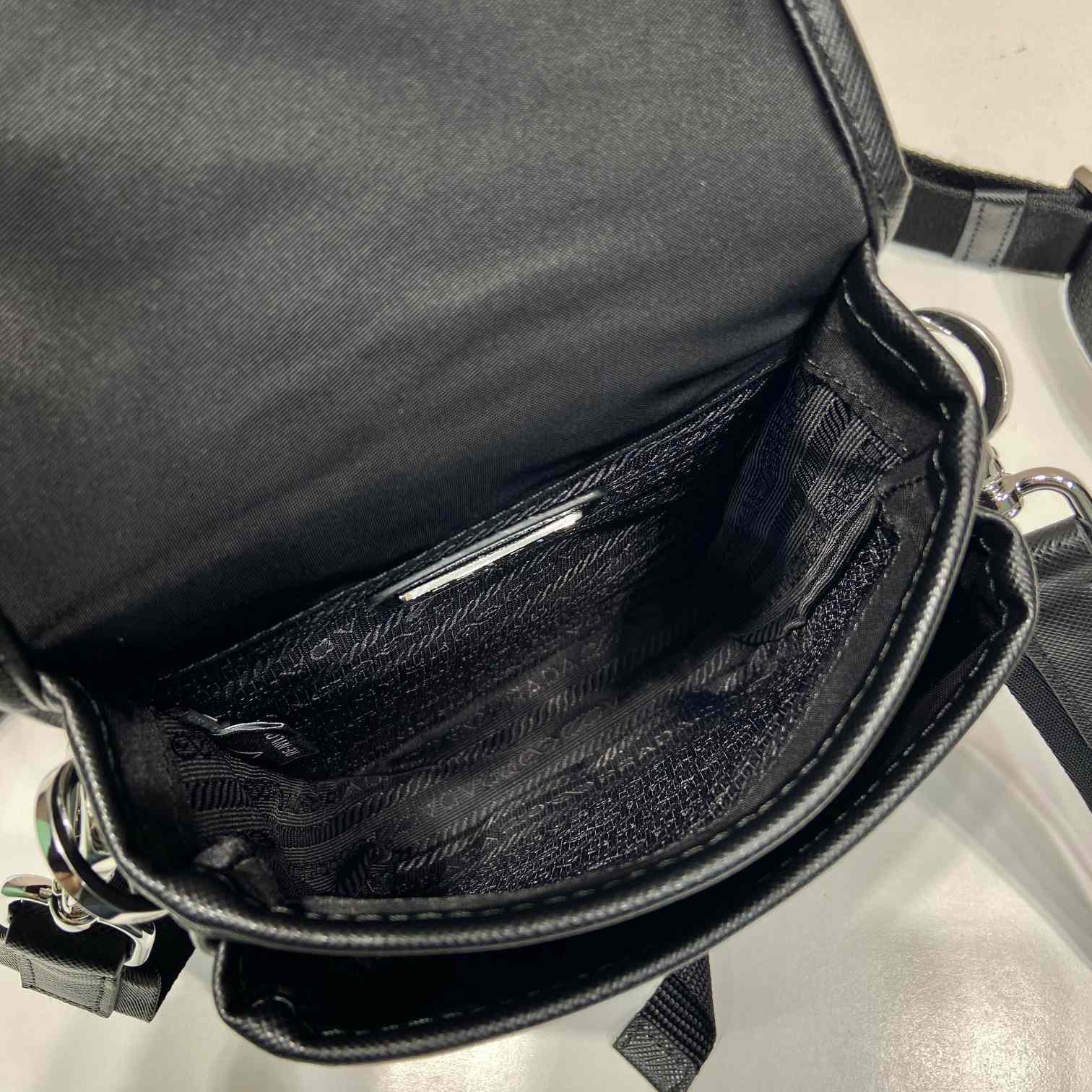 Prada Re-Nylon And Saffiano Leather Shoulder Bag - 