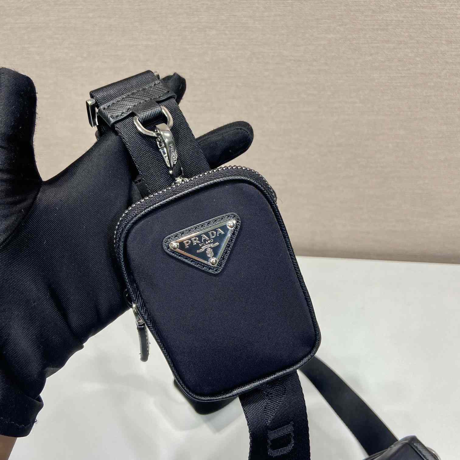 Prada Re-Nylon And Saffiano Leather Shoulder Bag - 