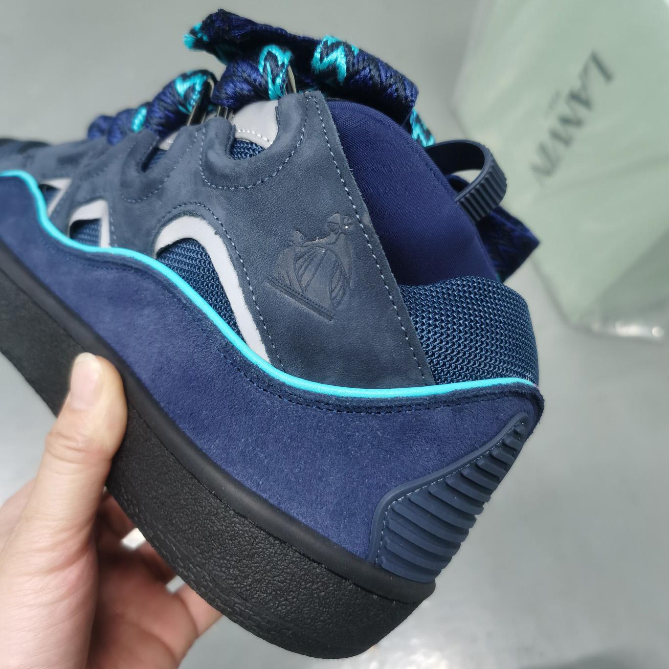 Lanvin Curb Panelled Sneakers - 