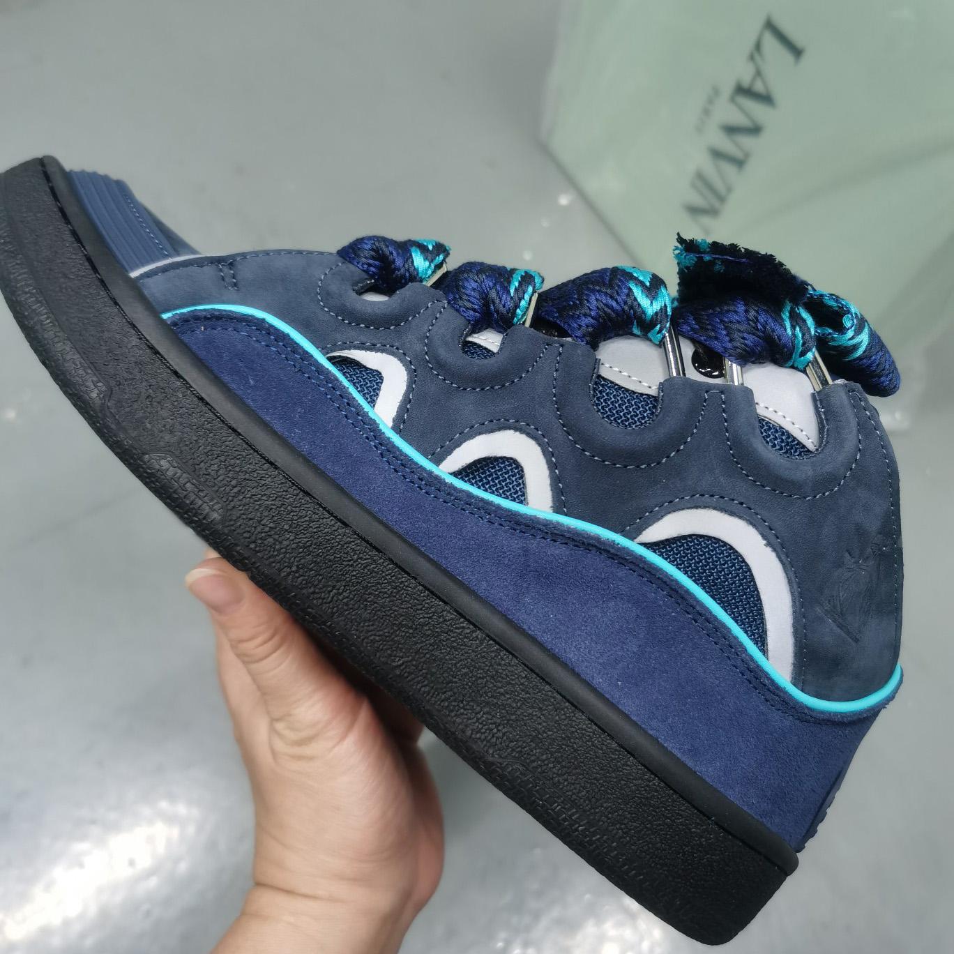 Lanvin Curb Panelled Sneakers - 