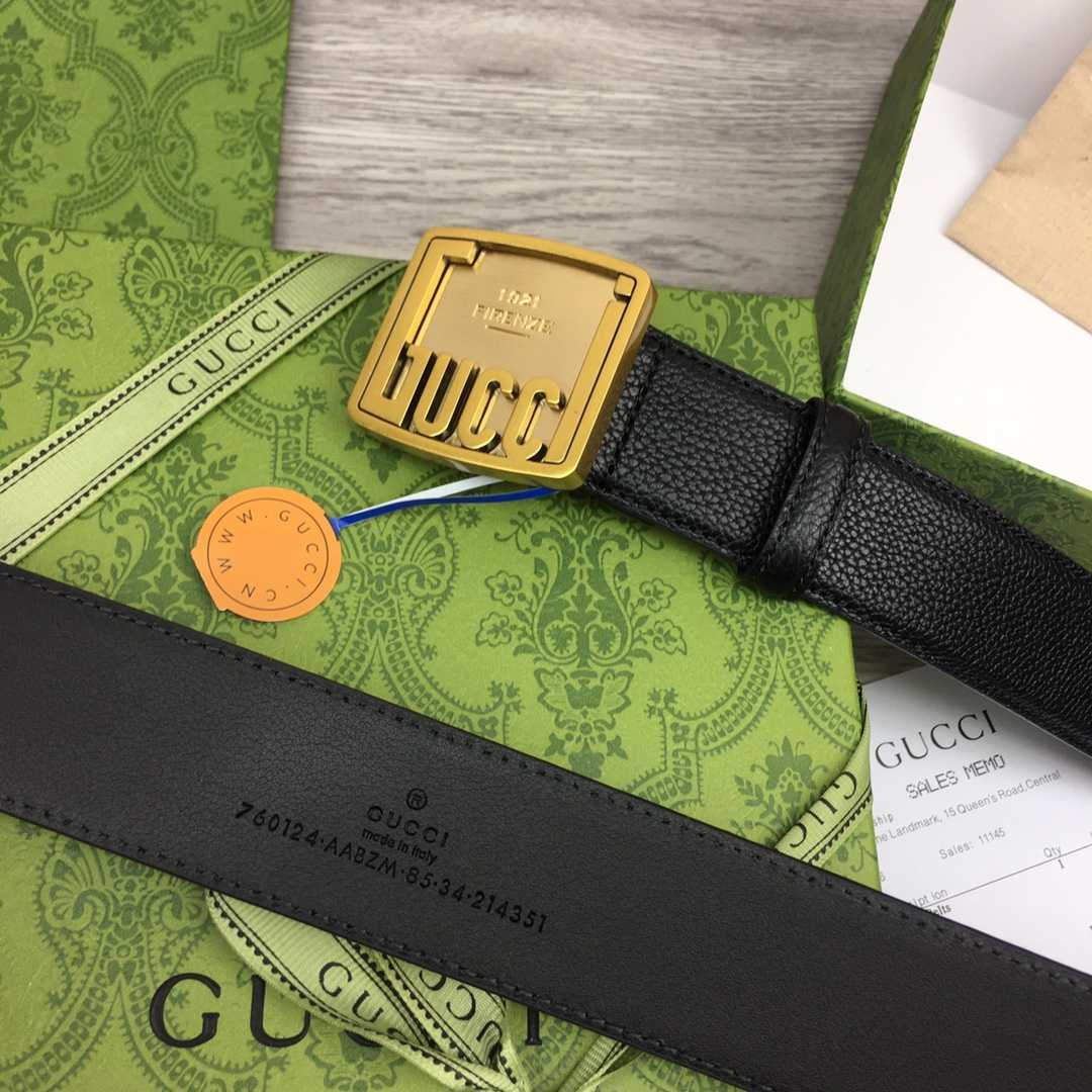 Gucci Leather Belt  35mm - 