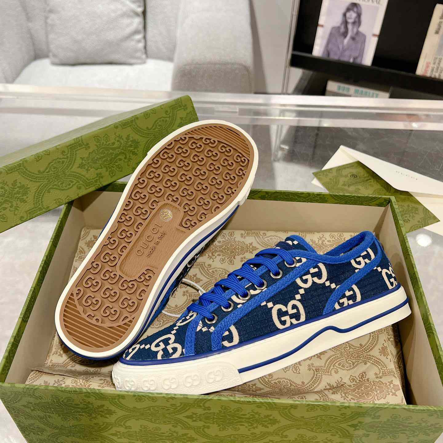 Gucci Men's Gucci Tennis 1977 Sneaker - 