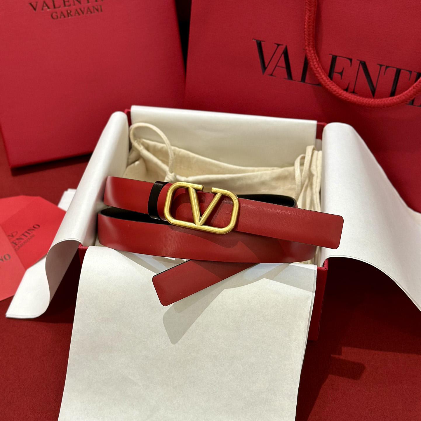 Valenti VLogo Reversible Belt   20mm - 