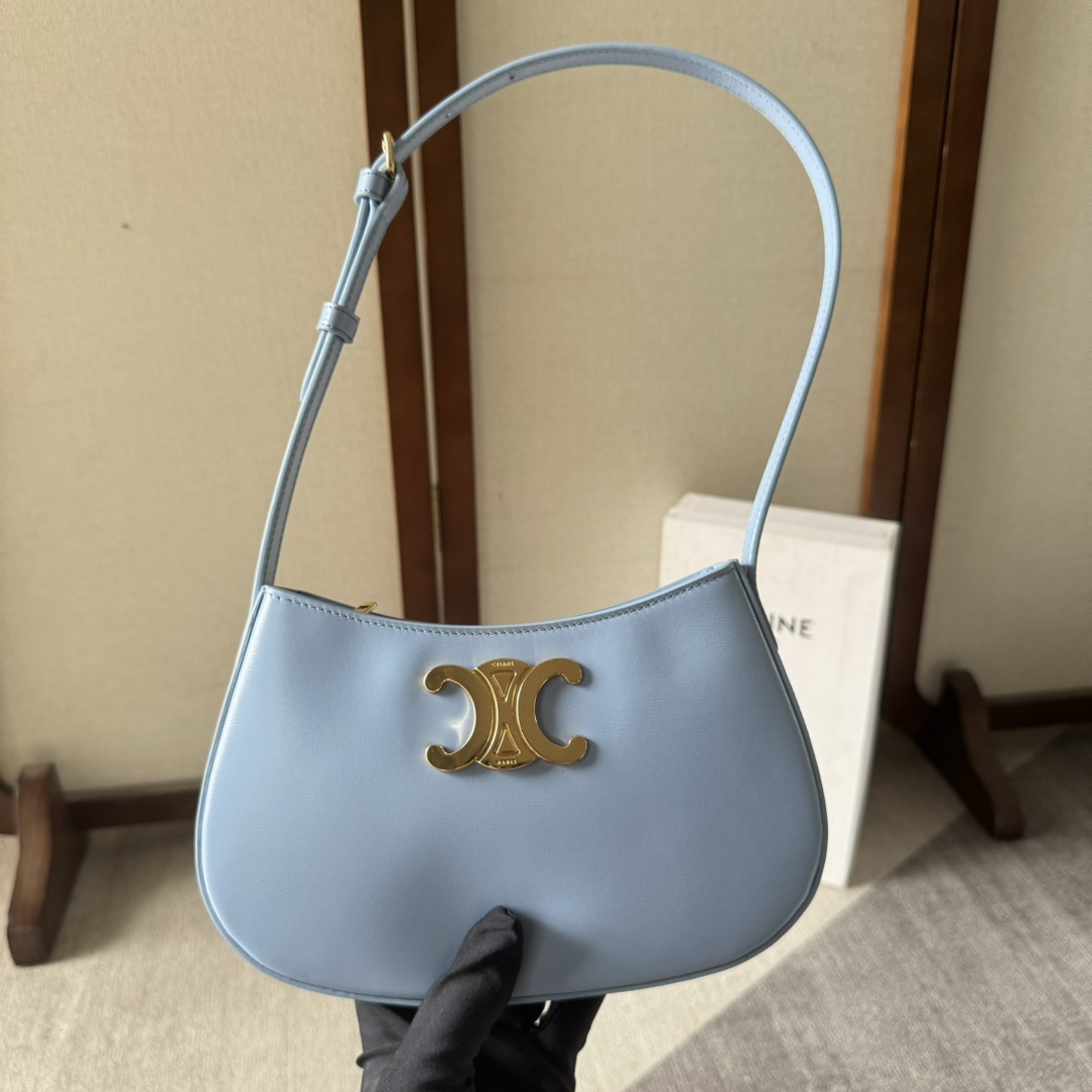 Celine Medium Tilly Bag In Shiny Calfskin  - DesignerGu