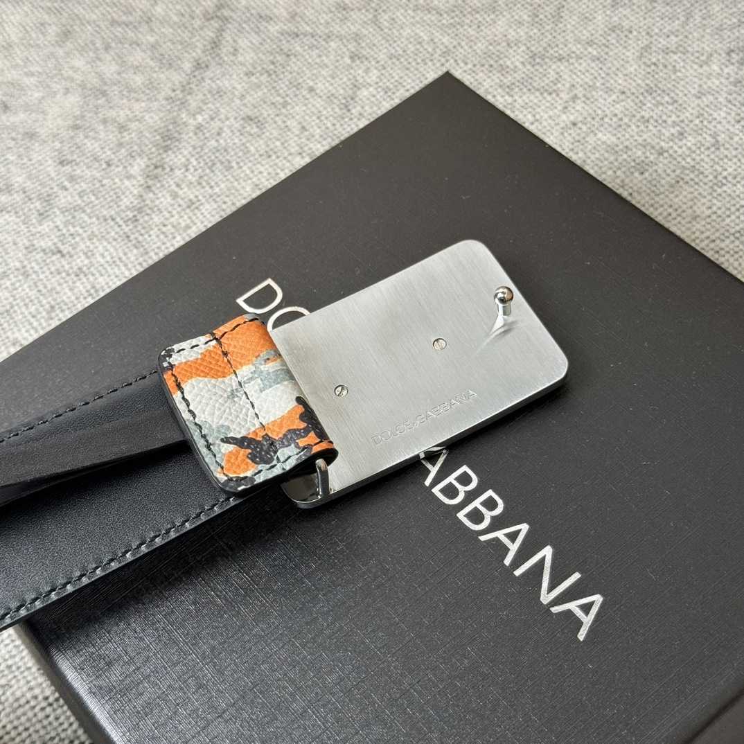 Dolce & Gabbana Camouflage-print Leather Belt - 