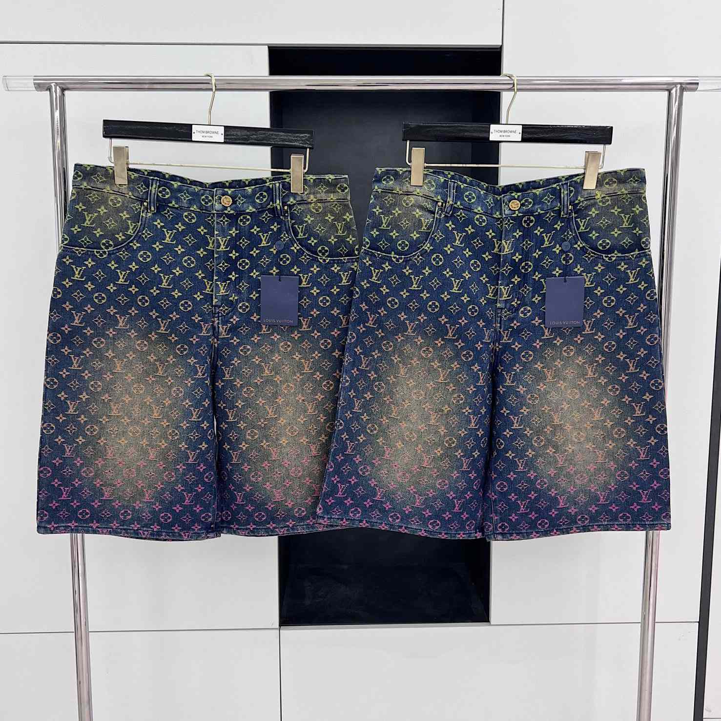 Louis Vuitton Monogram Denim Shorts - 