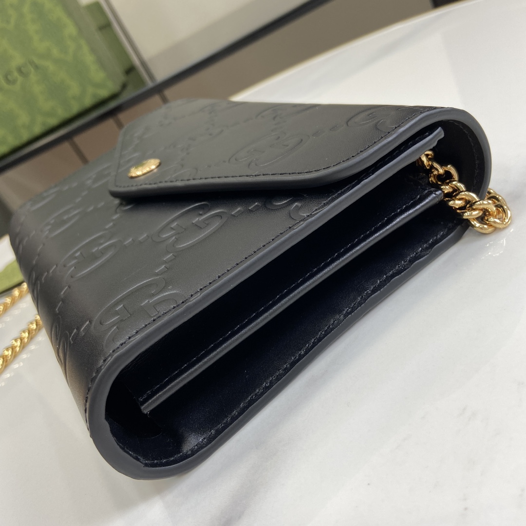 Gucci GG Chain Wallet - DesignerGu
