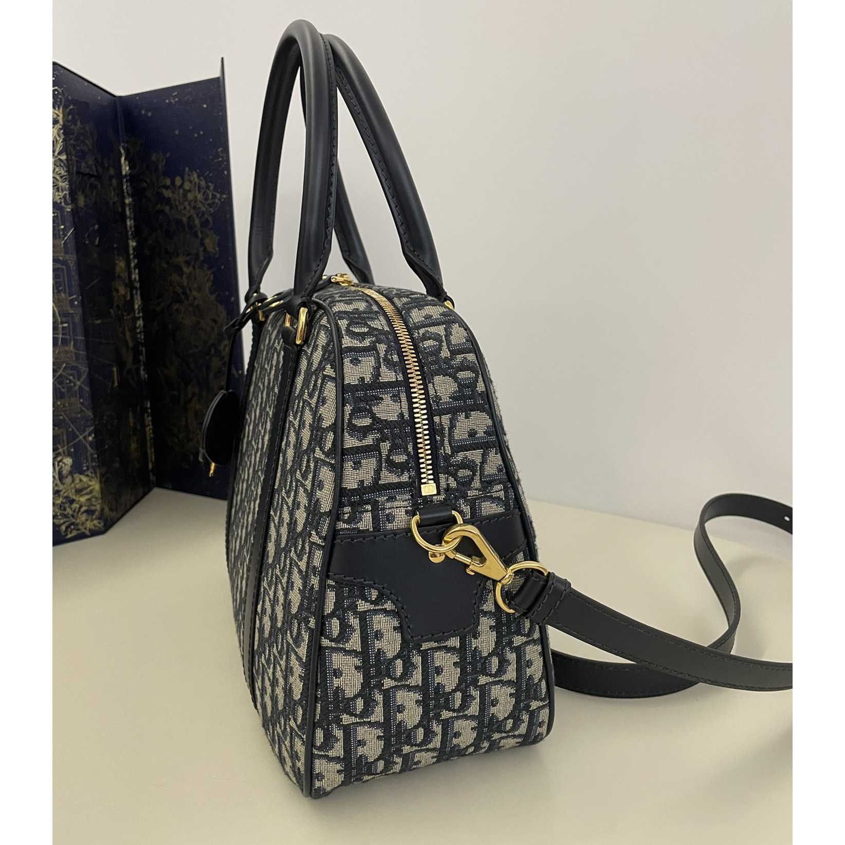 Dior Medium D-Vibe Bowling Bag - 
