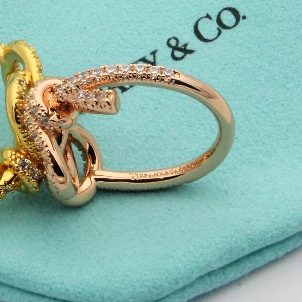 Tiffany & Co. Tiffany Keys Woven Keys Ring  - 