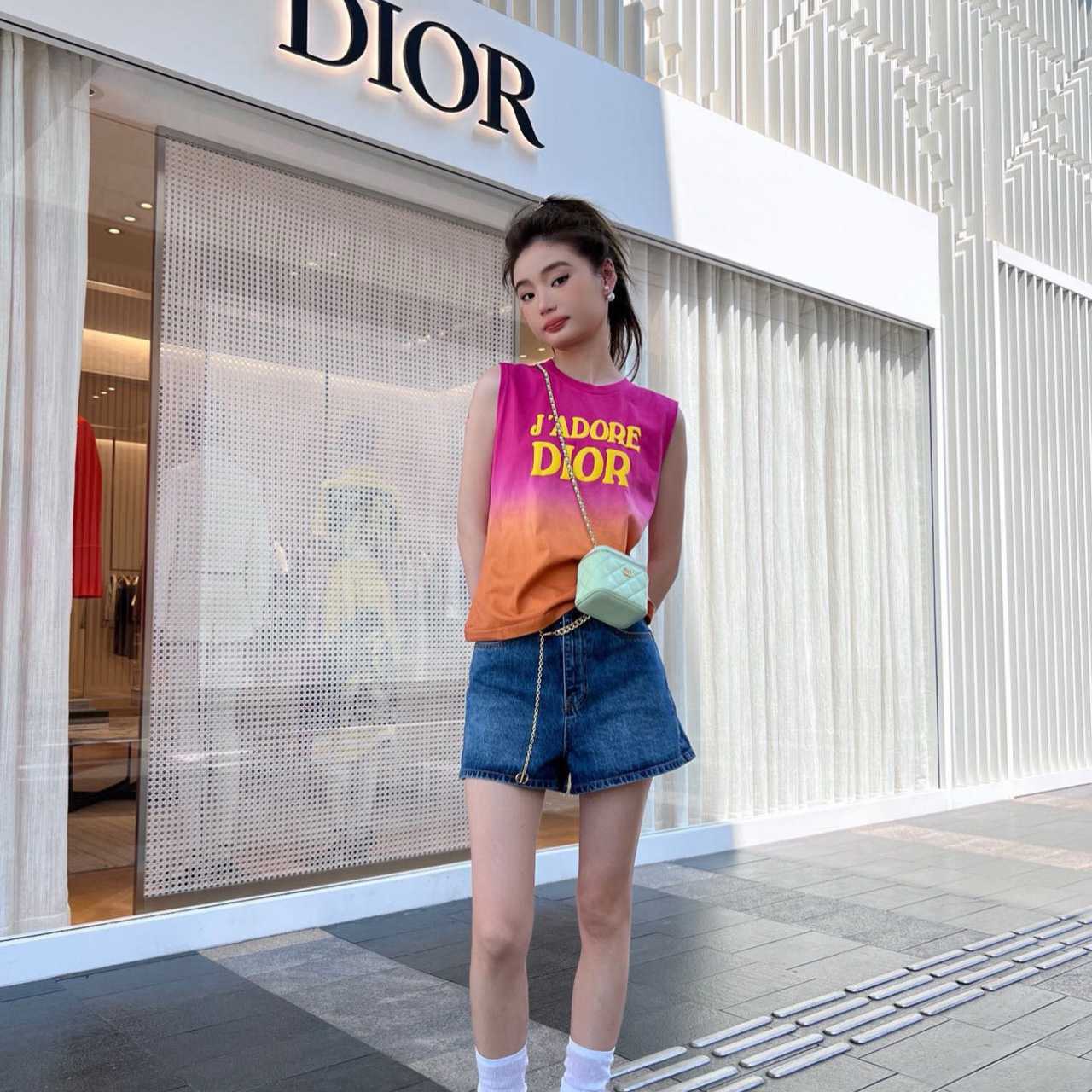 Dior Slogan-print Tank Top - 