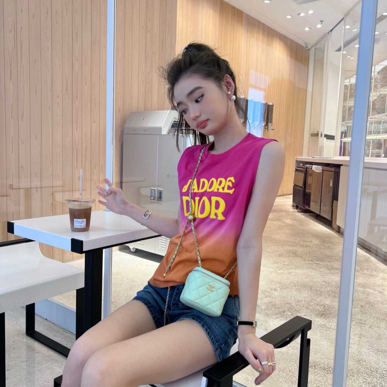 Dior Slogan-print Tank Top - 