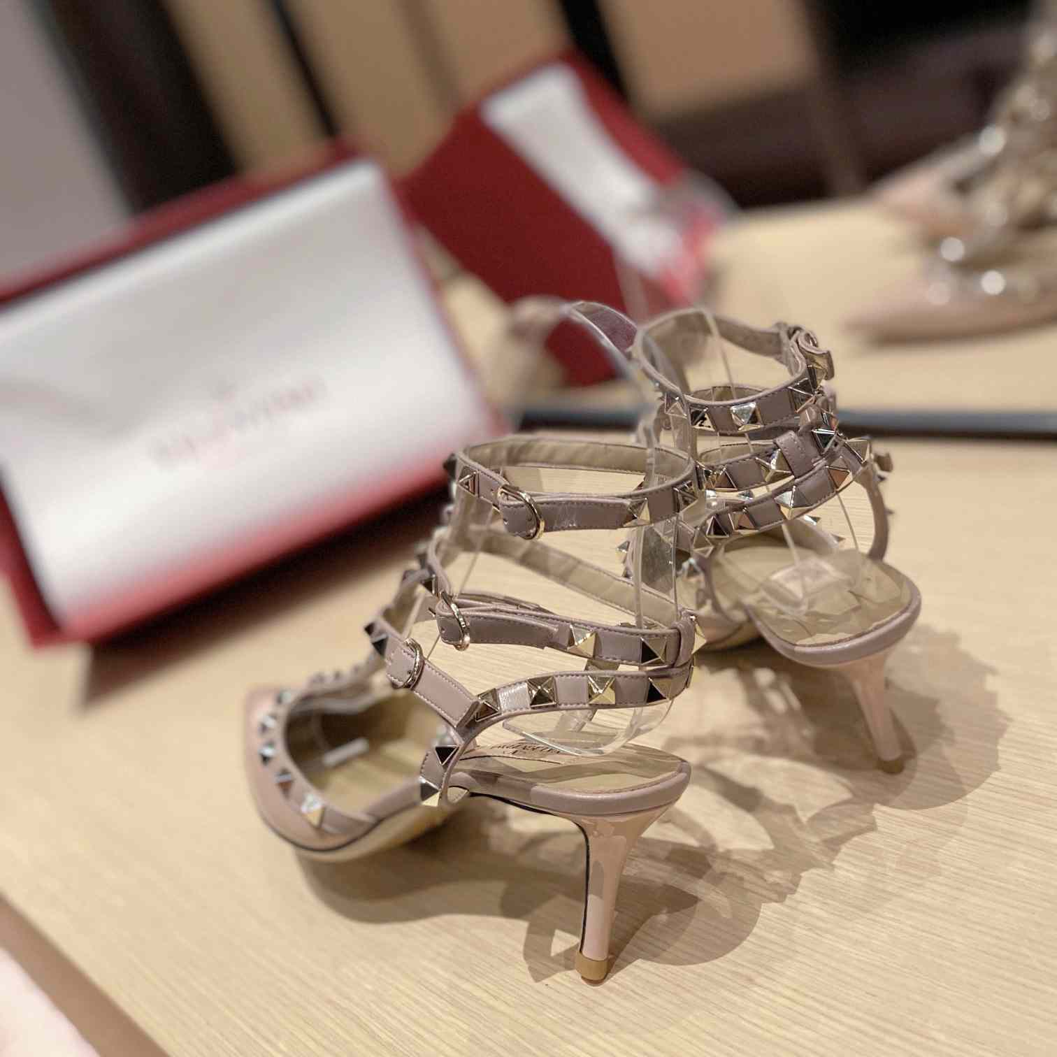 Valenti Garavani Rockstud 65mm Caged Pumps - 