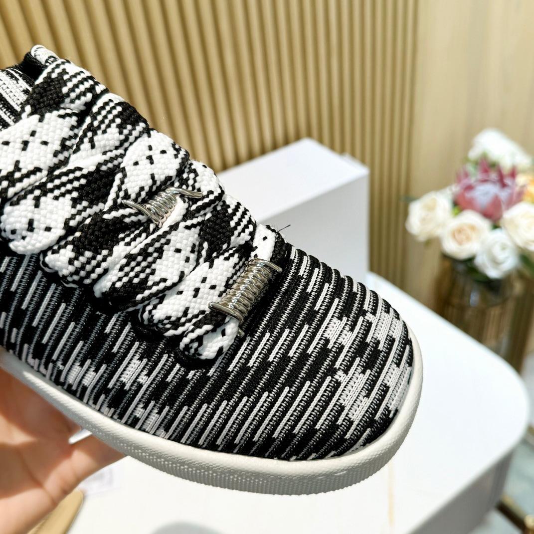 Burberry Check Knit Box Sneakers - 