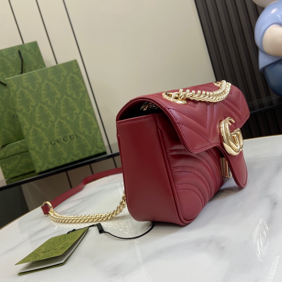 Gucci GG Marmont Mini Shoulder Bag - 