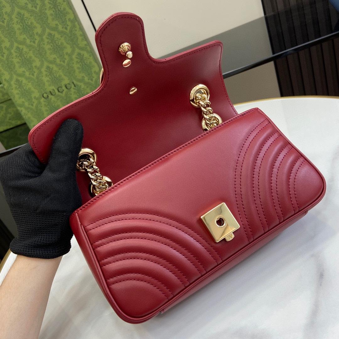 Gucci GG Marmont Mini Shoulder Bag - 