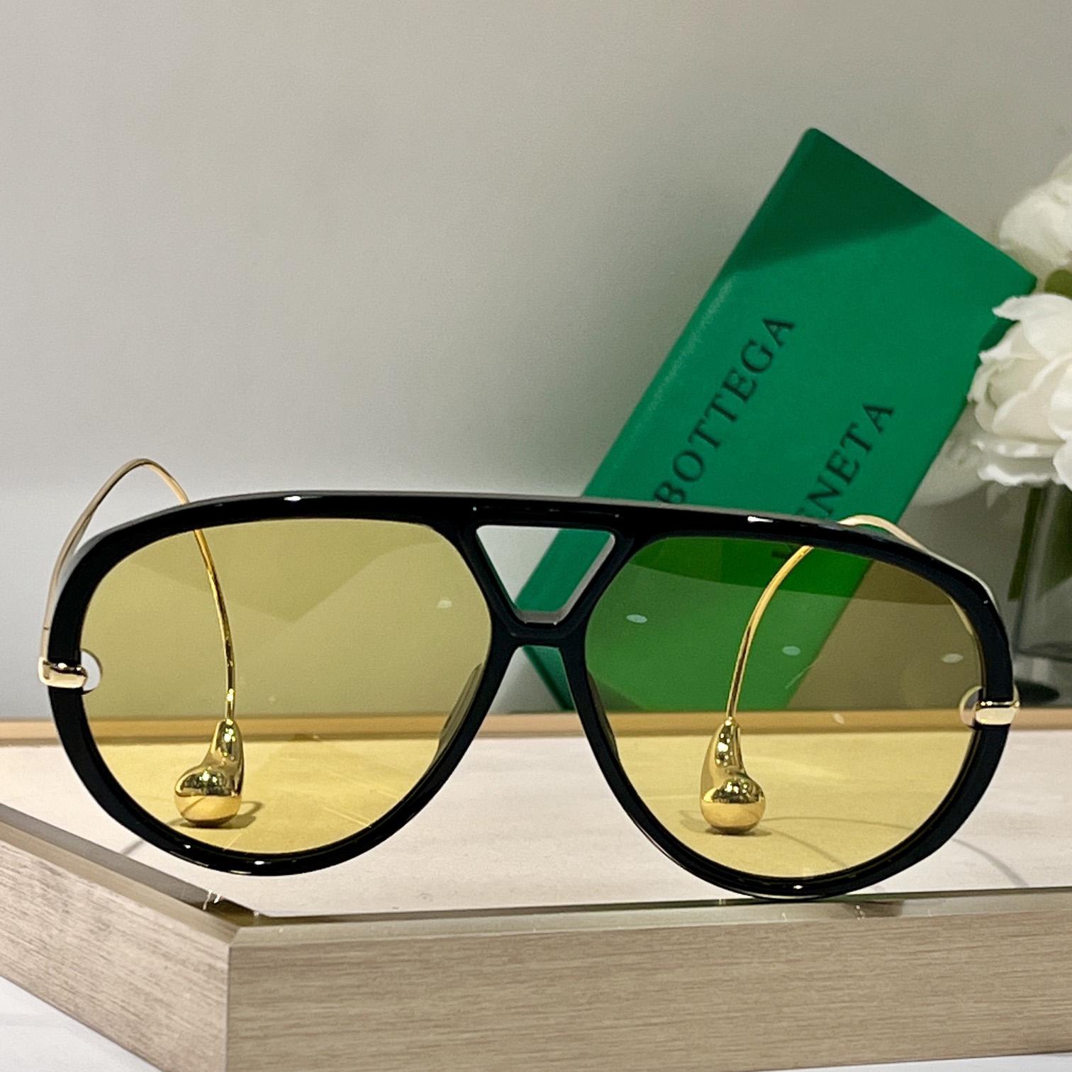 Bottega Veneta Drop Aviator Sunglasses    - 