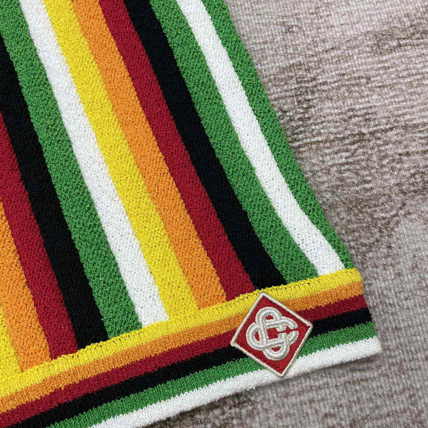 Casablanca Striped Towelling Shorts   D0042 - 