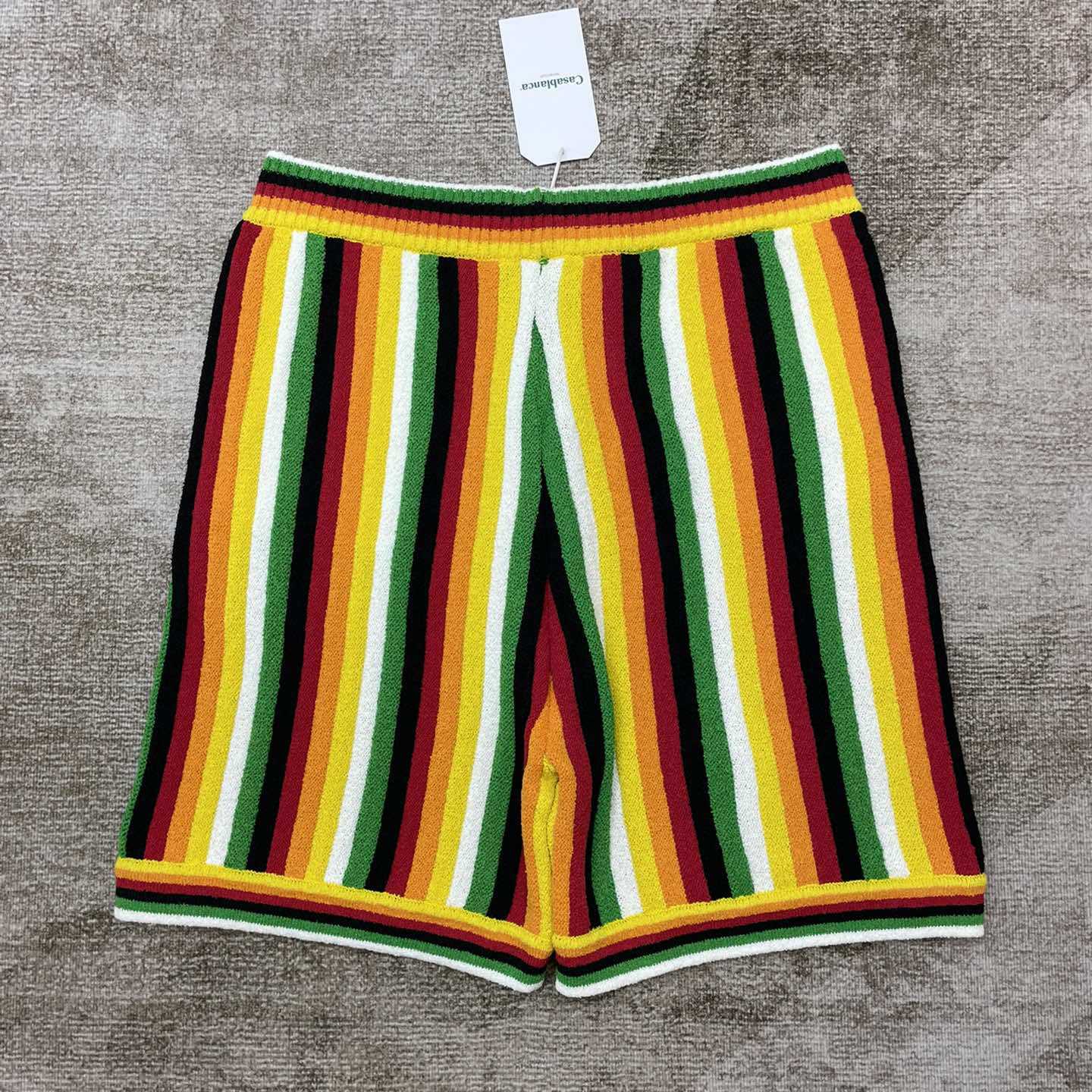 Casablanca Striped Towelling Shorts   D0042 - 