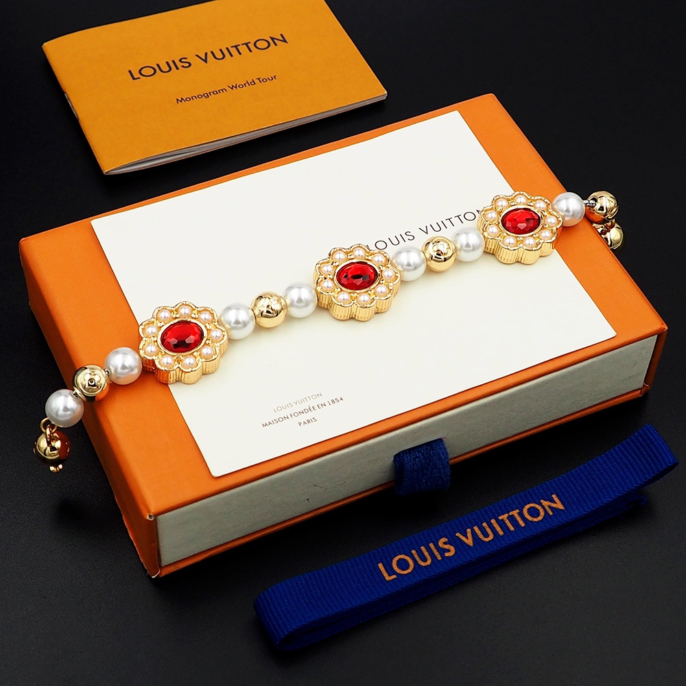 Louis Vuitton LV Dynasty Flower Bracelet - 