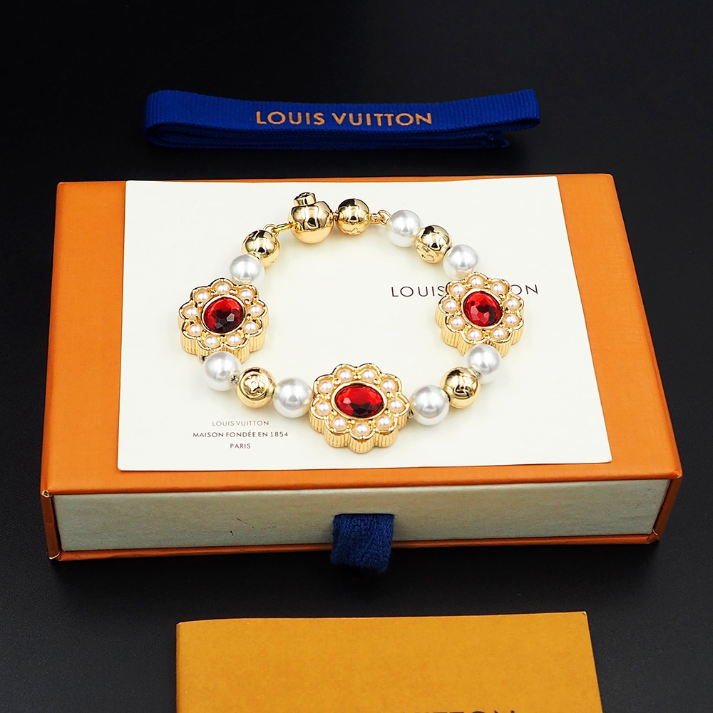 Louis Vuitton LV Dynasty Flower Bracelet - 