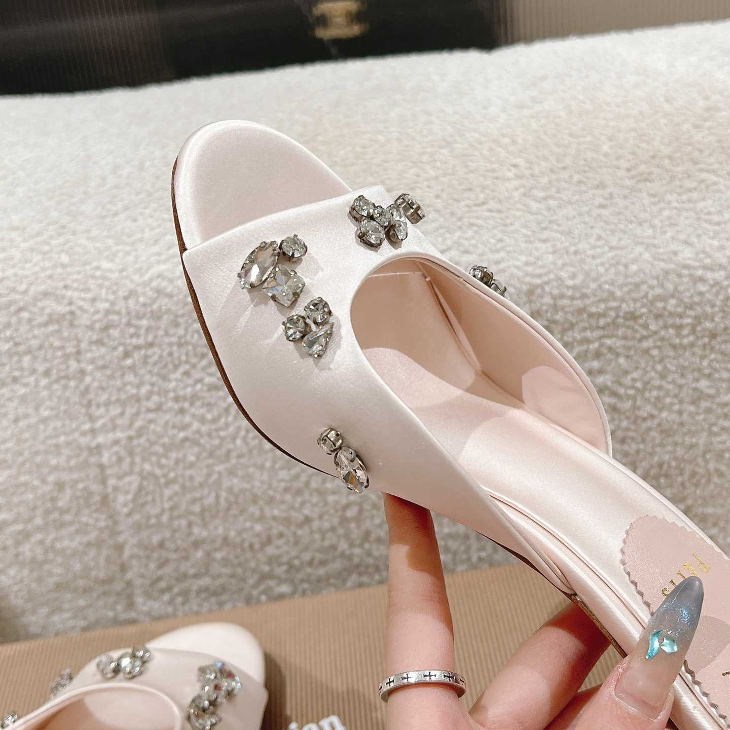 Christian Louboutin Degraqueen 85mm Satin Mules - 