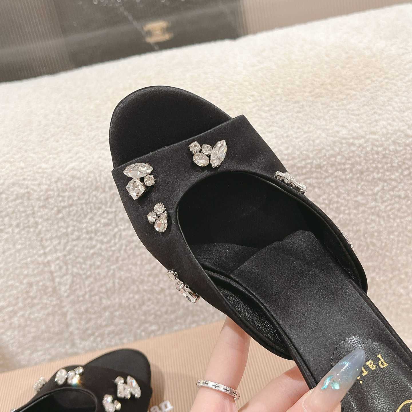 Christian Louboutin Degraqueen 85mm Satin Mules - 