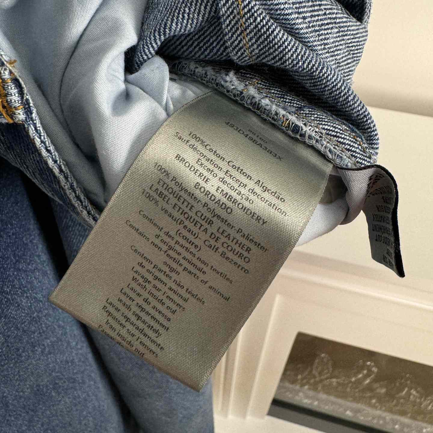 Dior Handwritten Christian Dior Carpenter Jeans - 