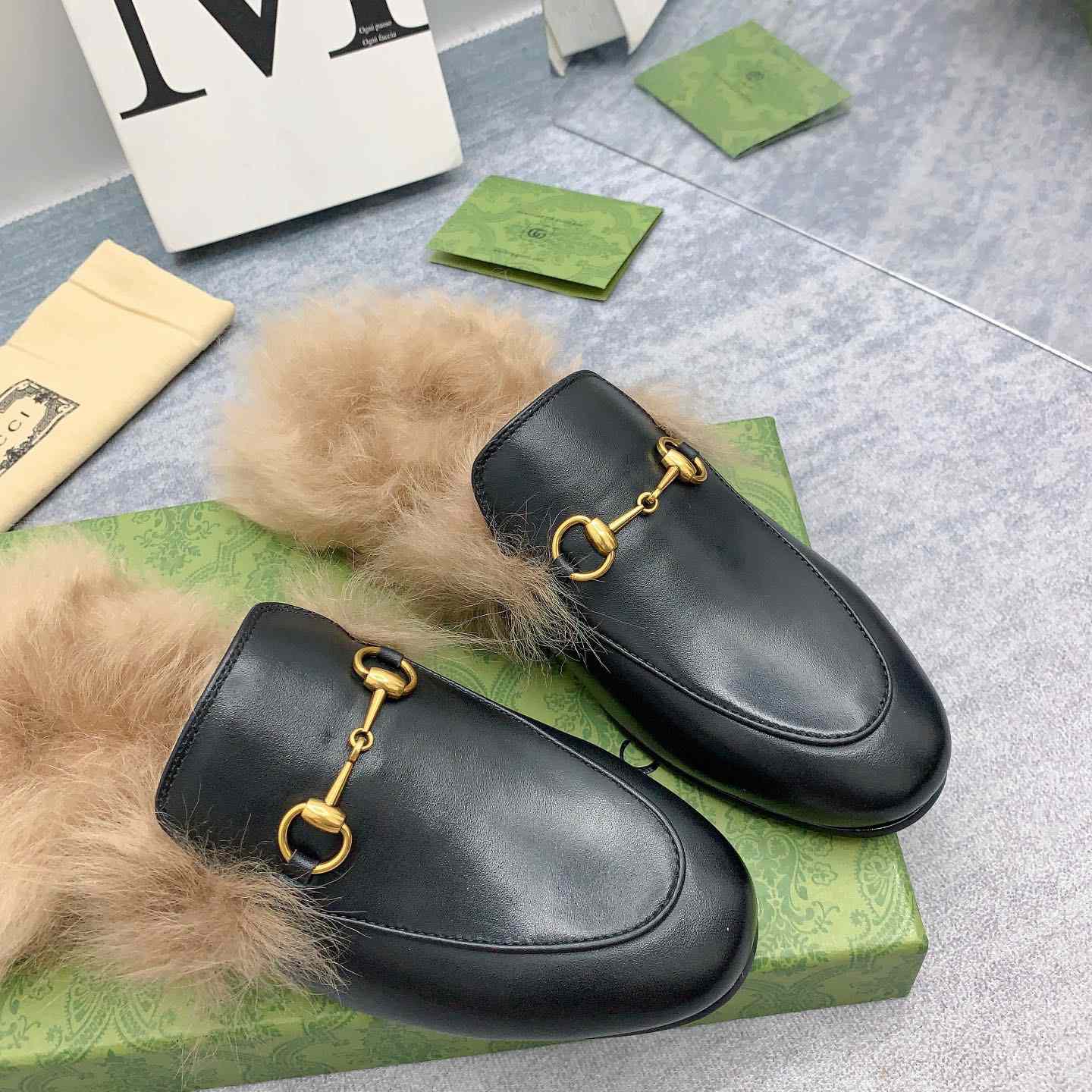 Gucci Fur Loafers - 