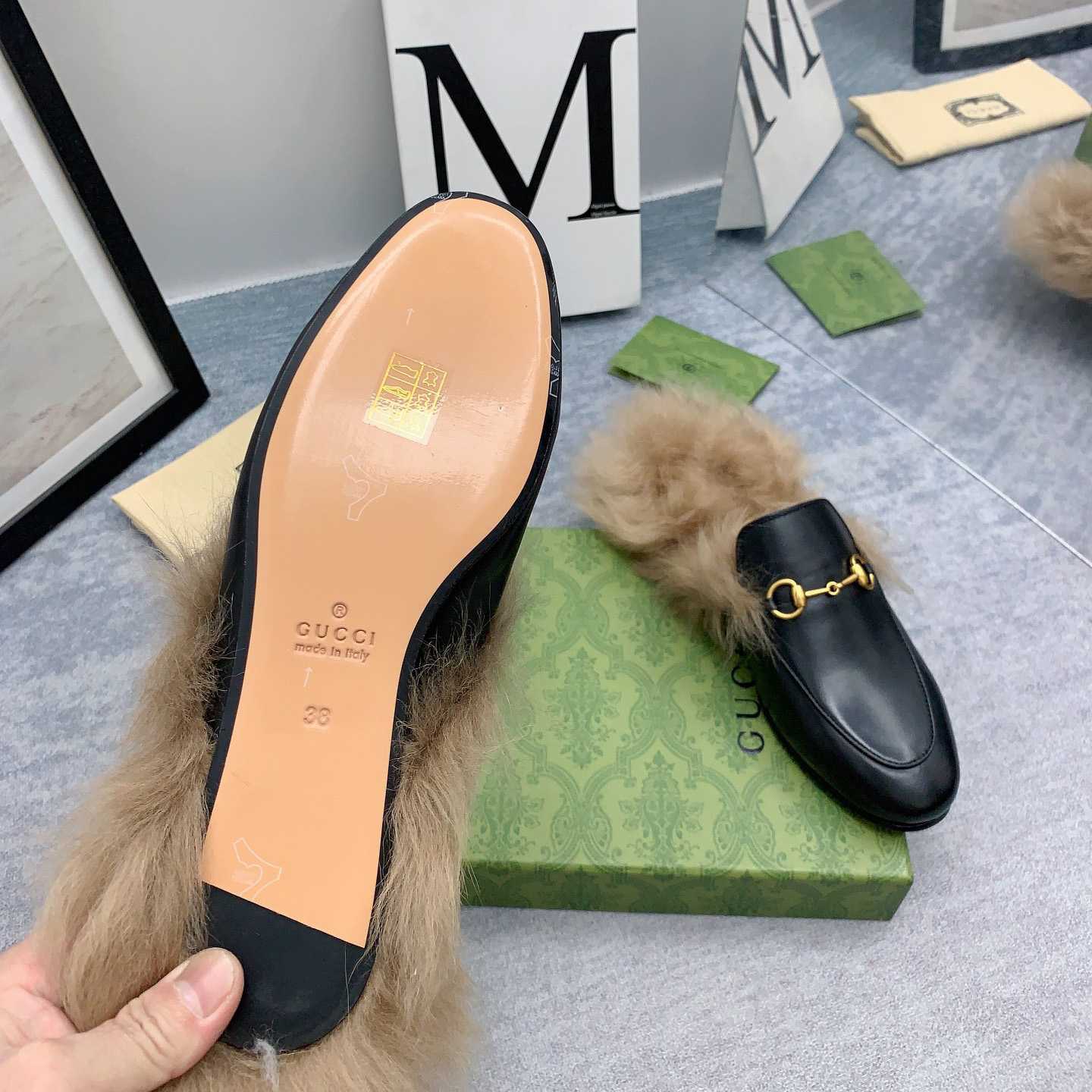 Gucci Fur Loafers - 